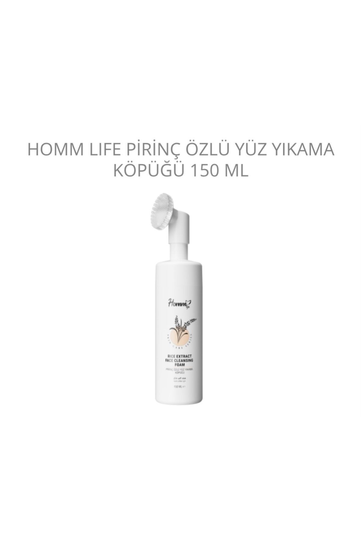 Pirinç Özlü Yüz Yıkama Köpüğü