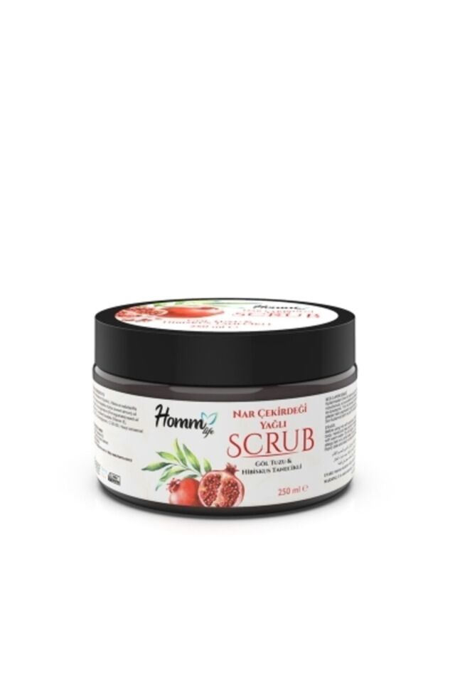 HOMM LIFE NAR ÇEKİRDEĞİ YAĞLI BİTKİ TANECİKLİ SCRUB 250 ML