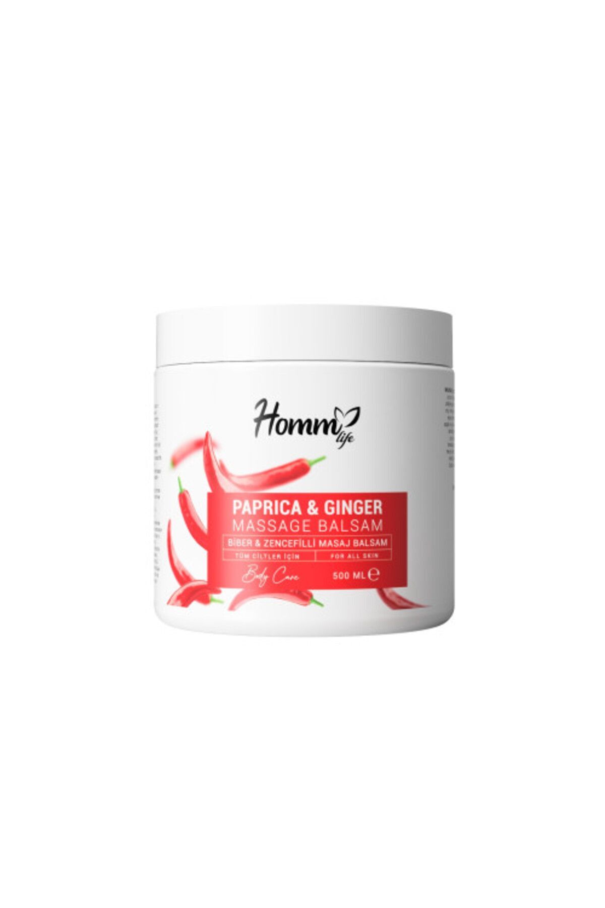 HOMM LİFE BİBER & ZENCEFİLLİ MASAJ BALSAM 500 ML