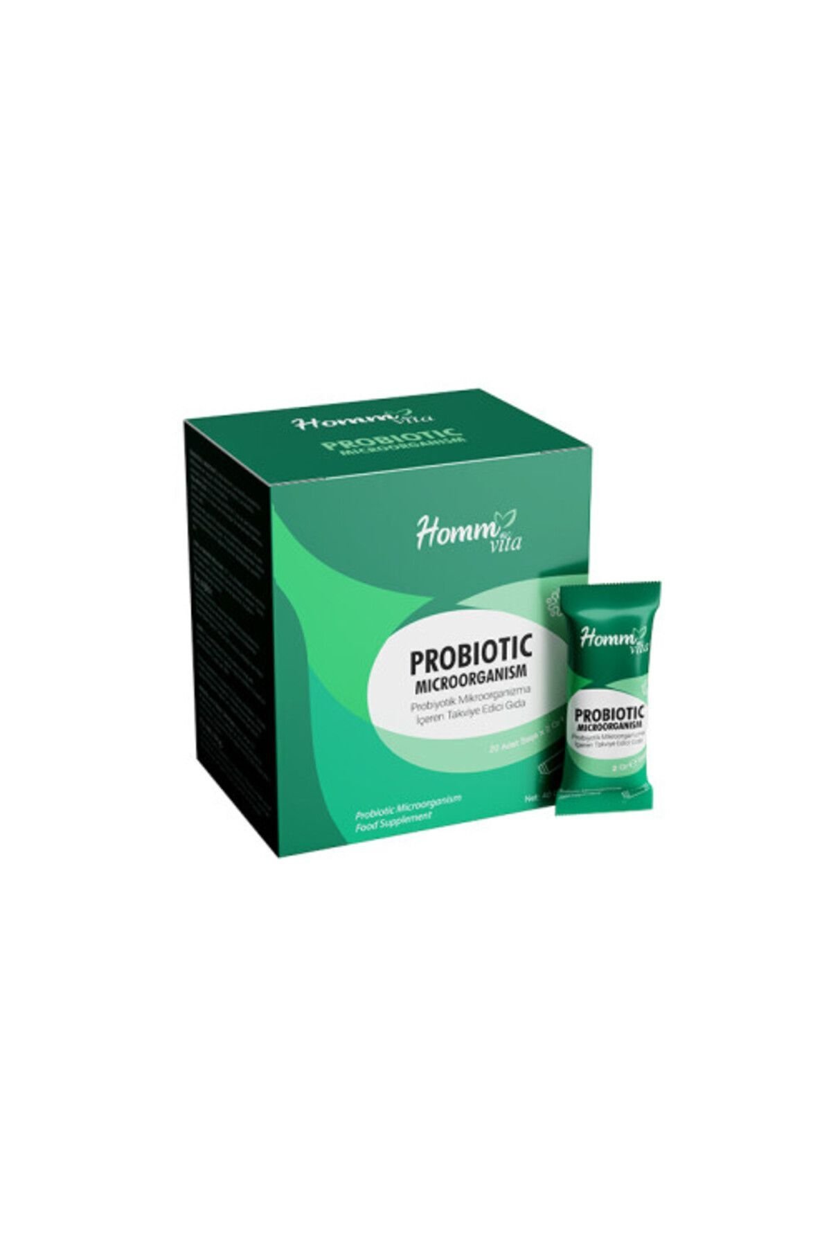 HOMM VİTA PROBİYOTİK MİKROORGANİZMA İÇEREN TAKVİYE EDİCİ GIDA 2gr x 20 adet