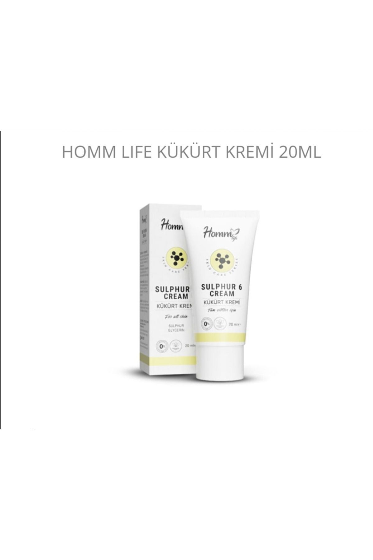 HOMM LIFE KÜKÜRT KREMİ Akne Tedavisi