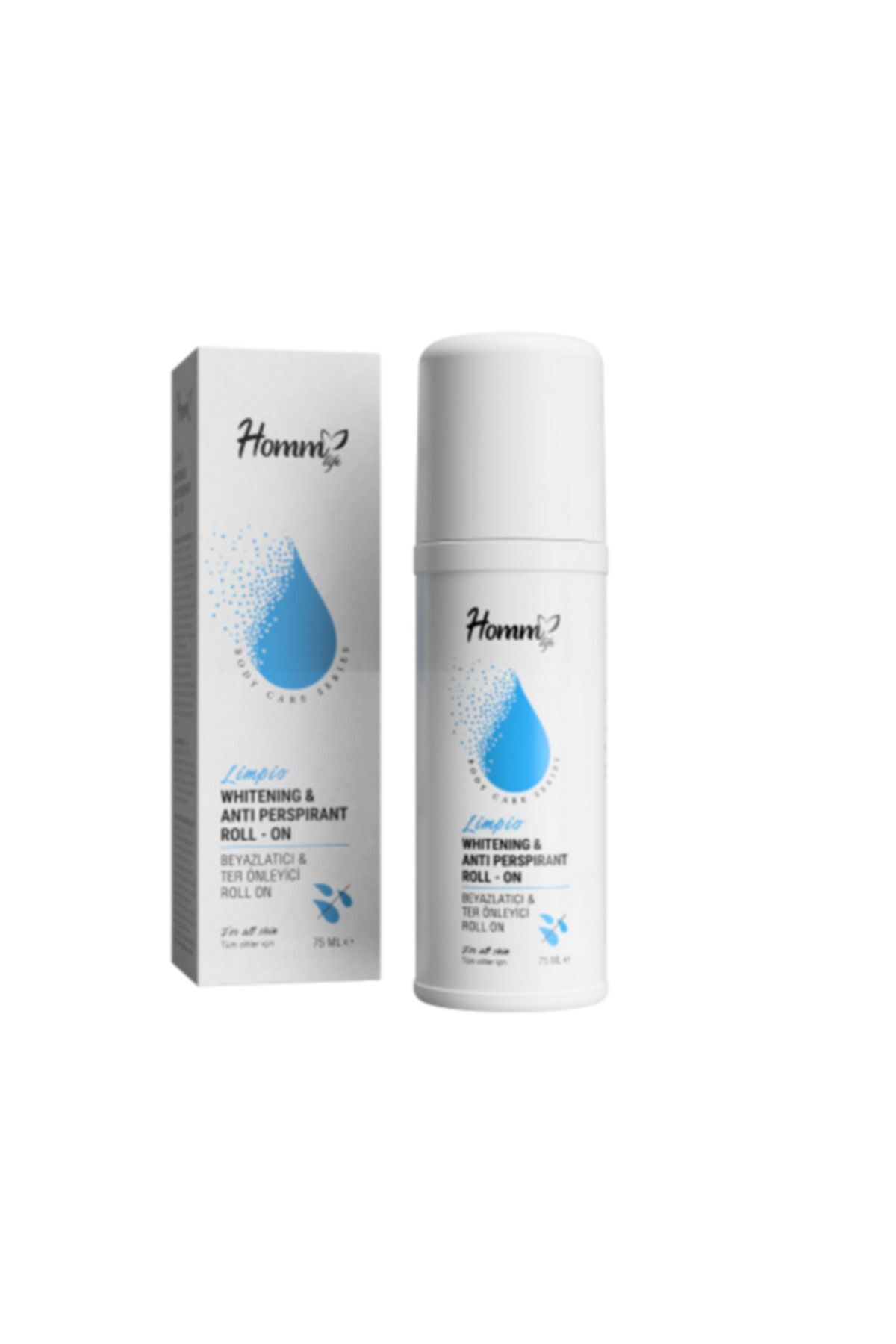 HOMM LIFE LIMPIO BEYAZLATICI & TERLEME ÖNLEYİCİ ROLL ON 75ML