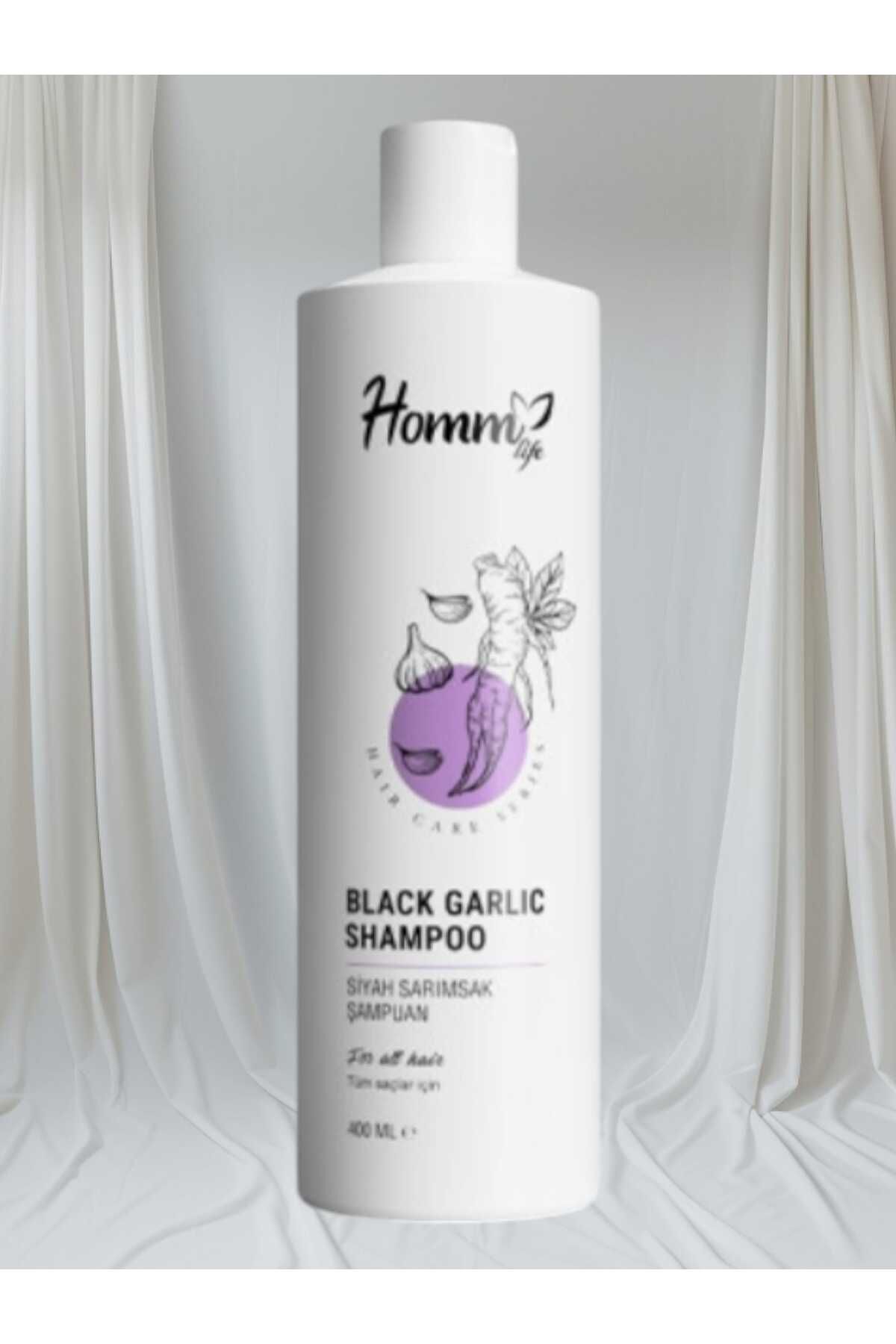 Dökülme Önleyici Homm Life Siyah Sarımsak Şampuan 400 ml