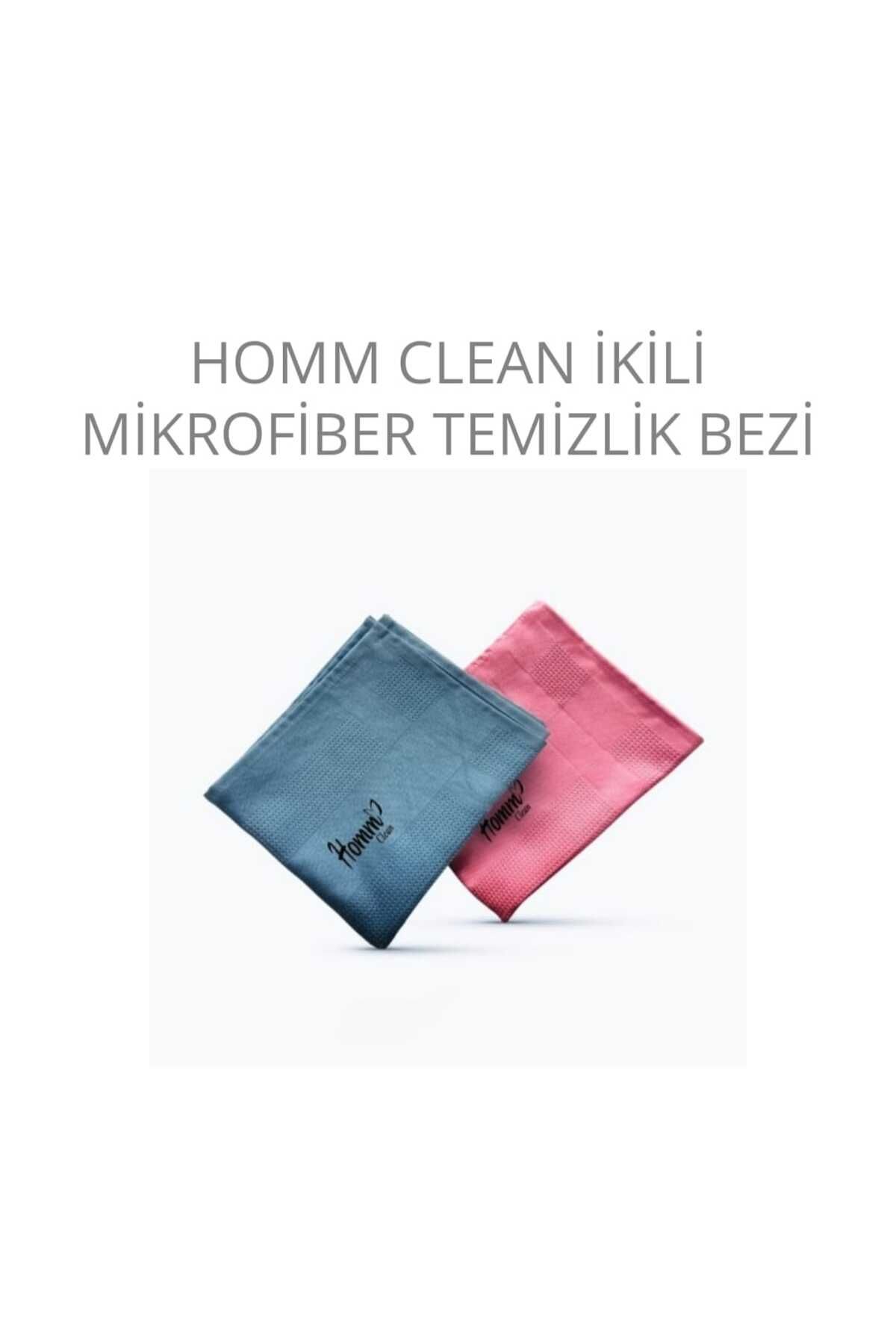 HOMM CLEAN İKİLİ MİKROFİBER TEMİZLİK BEZİ