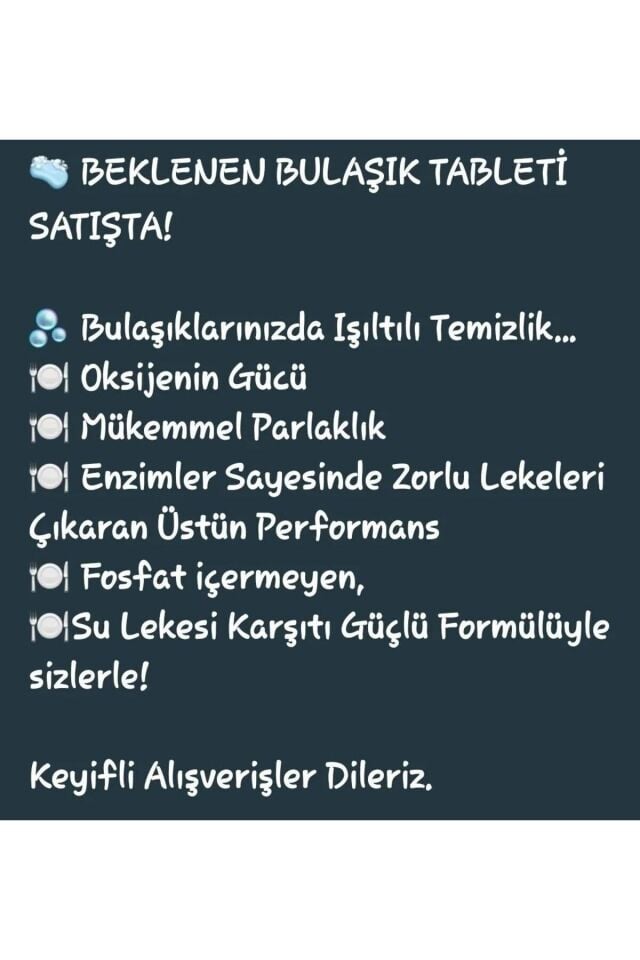 ''doğaya Dost Ve Etkili Temizlik: Bitkisel Yerli Bulaşık Makinesi Tableti (FOSFATSIZ)!''
