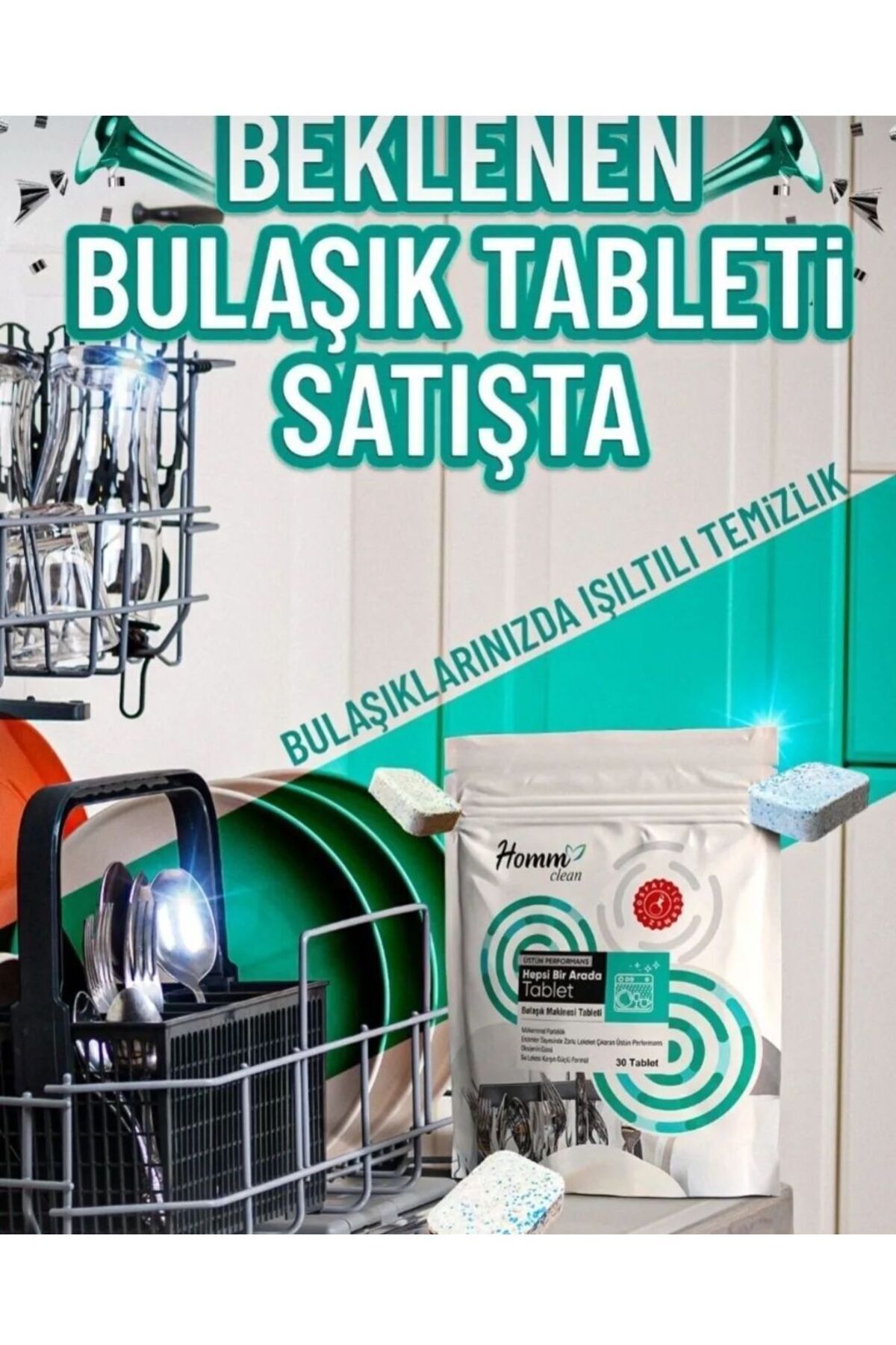 ''doğaya Dost Ve Etkili Temizlik: Bitkisel Yerli Bulaşık Makinesi Tableti (FOSFATSIZ)!''