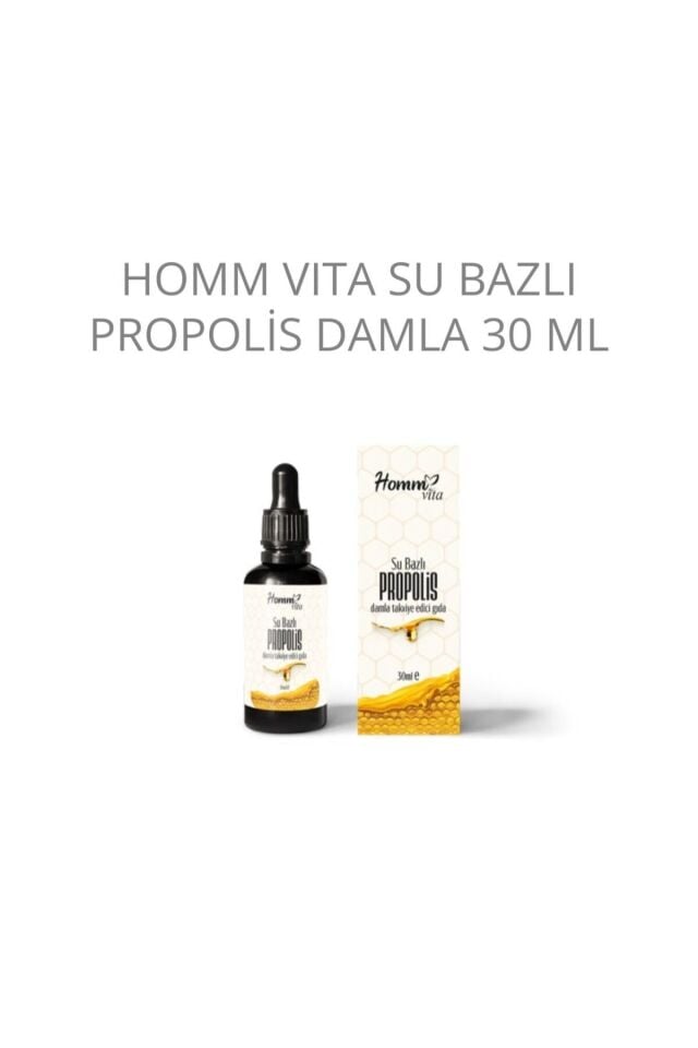 HOMM VITA SU BAZLI PROPOLİS DAMLA 30 ML
