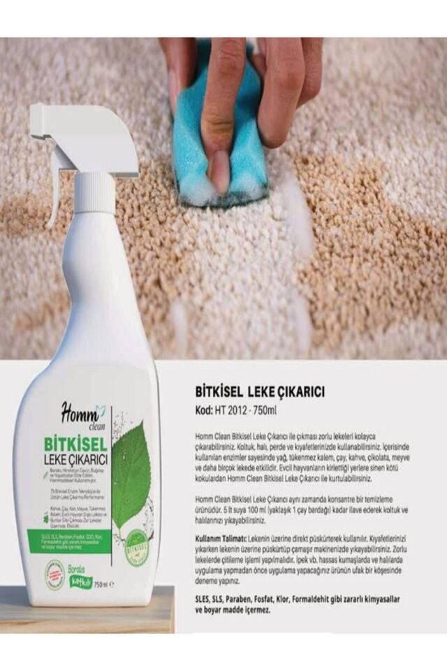 Homm Clean Leke Çıkarıcı 750 Ml 2 ADET
