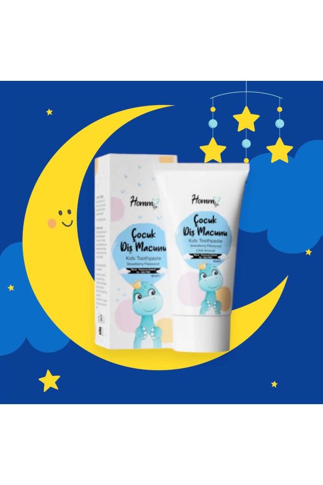 HOMM LIFE ÇOCUK DİŞ MACUNU ÇİLEK AROMALI 50 ML