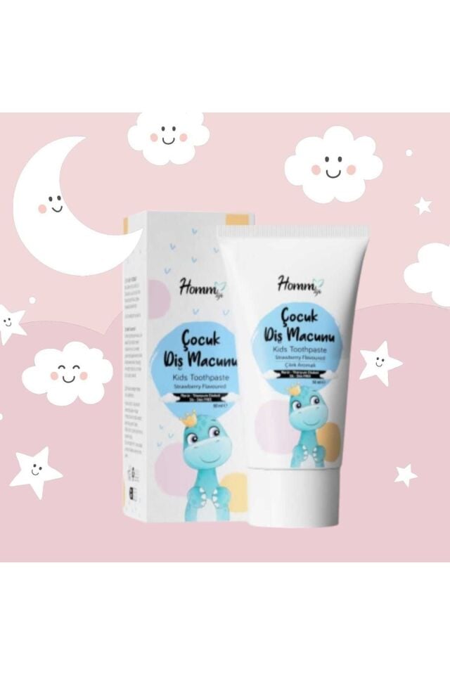 HOMM LIFE ÇOCUK DİŞ MACUNU ÇİLEK AROMALI 50 ML