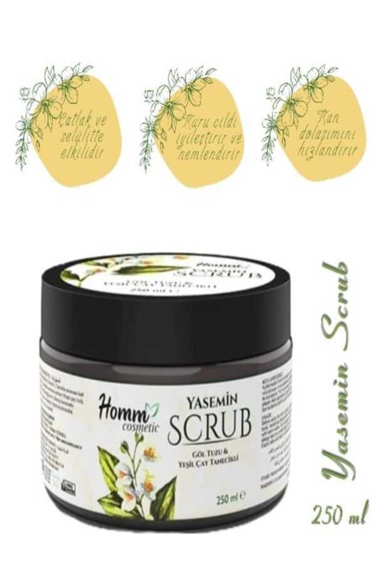 Homm Bitkisel Homm Life Yaseminli Yeşil Çaylı Bitki Tanecikli Scrub 250 Ml