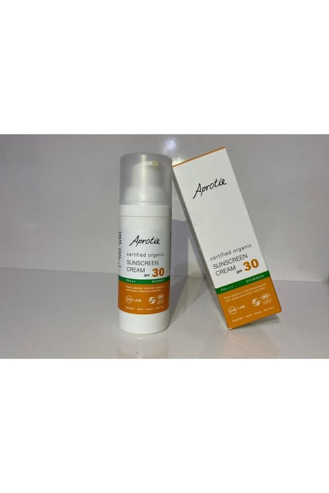 Spf 30 Leke Karşıtı Yüksek Koruyucu Vegan Yüz Güneş Kremi Aprotıe Güneş Kremi /50 ml