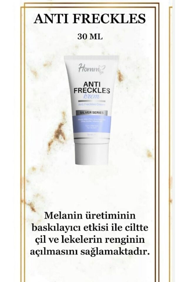 HOMM LIFE ANTI FRECKLES LEKE KREMİ 30 ML