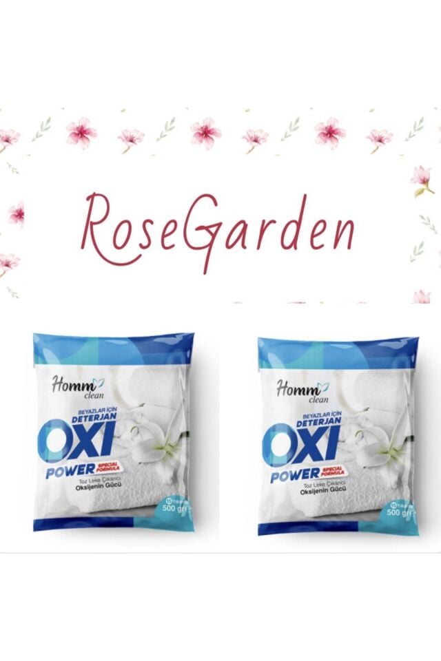 HOMM CLEAN OXI POWER BEYAZLAR İÇİN 500 ML 2 ADET