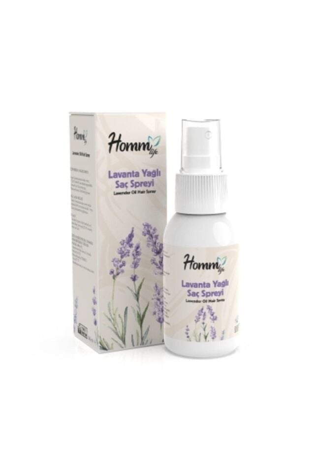 Homm Life Çocuklara Özel Bit Pire Karşıtı Lavanta Yağlı Saç Spreyi 50 Ml