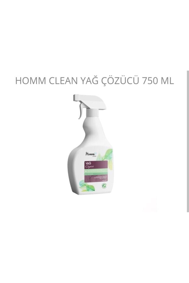 Yağ Çözücü 750 Ml ve HOMM CLEAN OXI POWER MUTFAK 500 ML MUTFAK TEMİZLİK SETİ