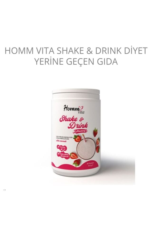 Homm Vita guarana granül kahve ve Homm Vita Shake & Drınk diyet yerine geçen gıda ikisi bir arada