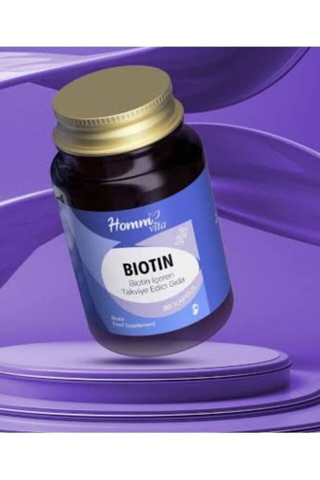 HOMM VITA BİOTİN İÇEREN TAKVİYE EDİCİ GIDA 30 KAPSÜL