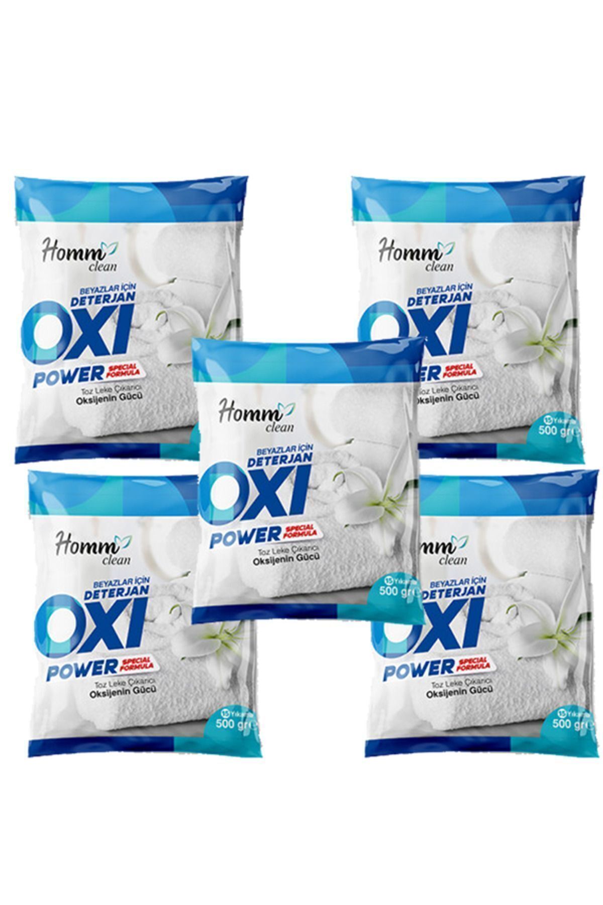 Oxi Power Beyazlar için 500 gr x 5 Adet