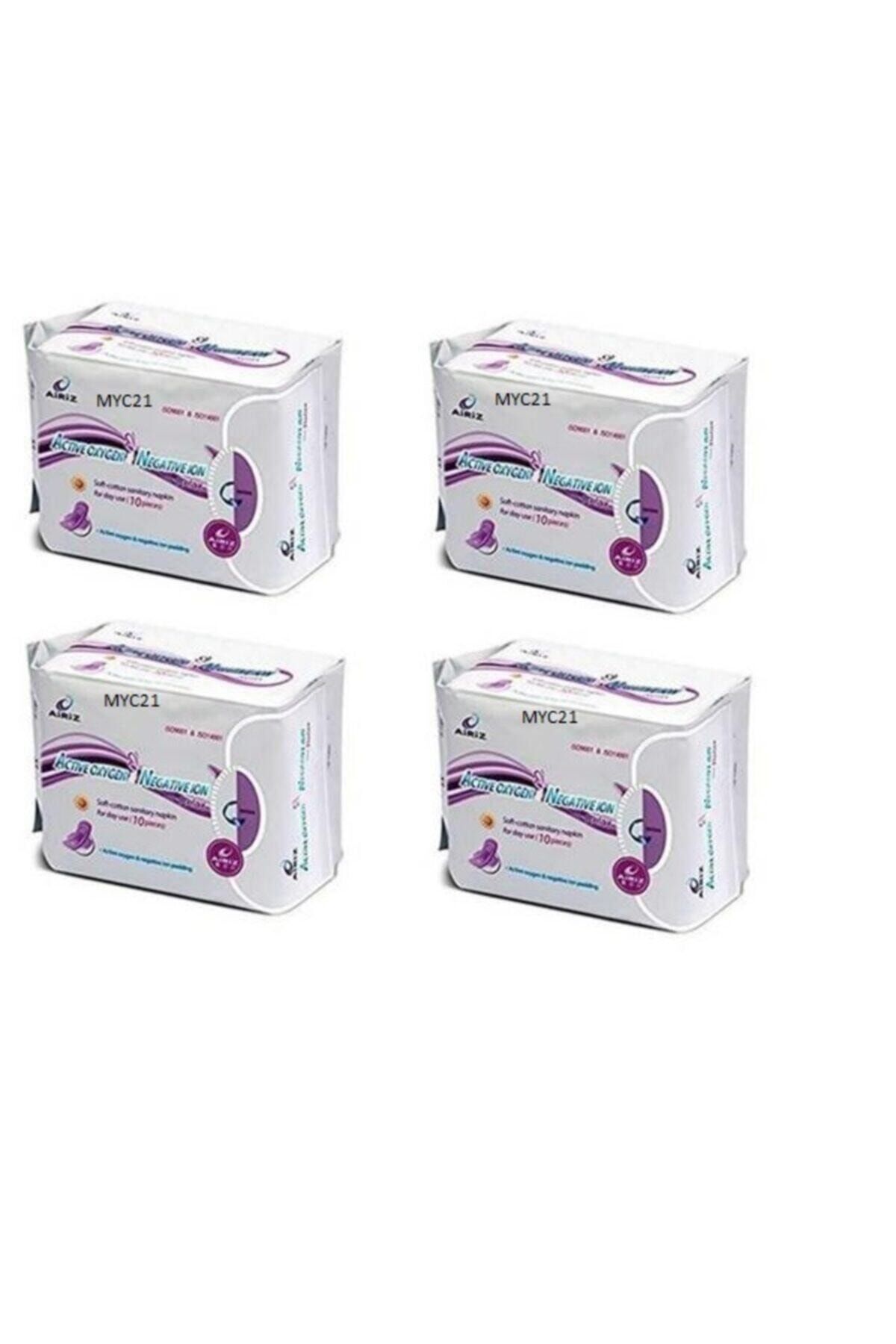 Hijyenik Kadın Pedi Gündüz Seti 10'lu 4 Paket Myc2