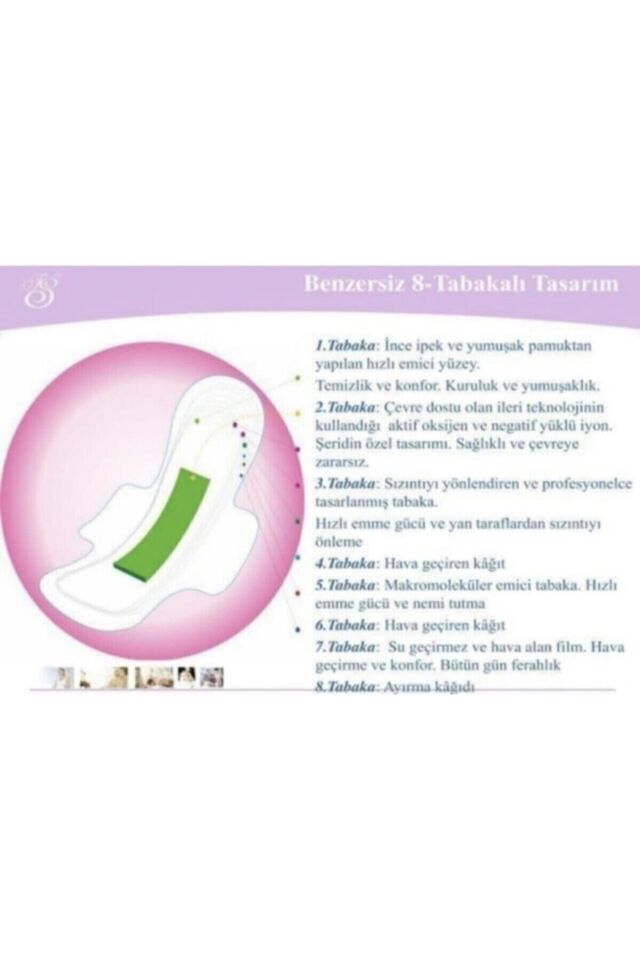 Hijyenik Kadın Pedi 6’lı Set