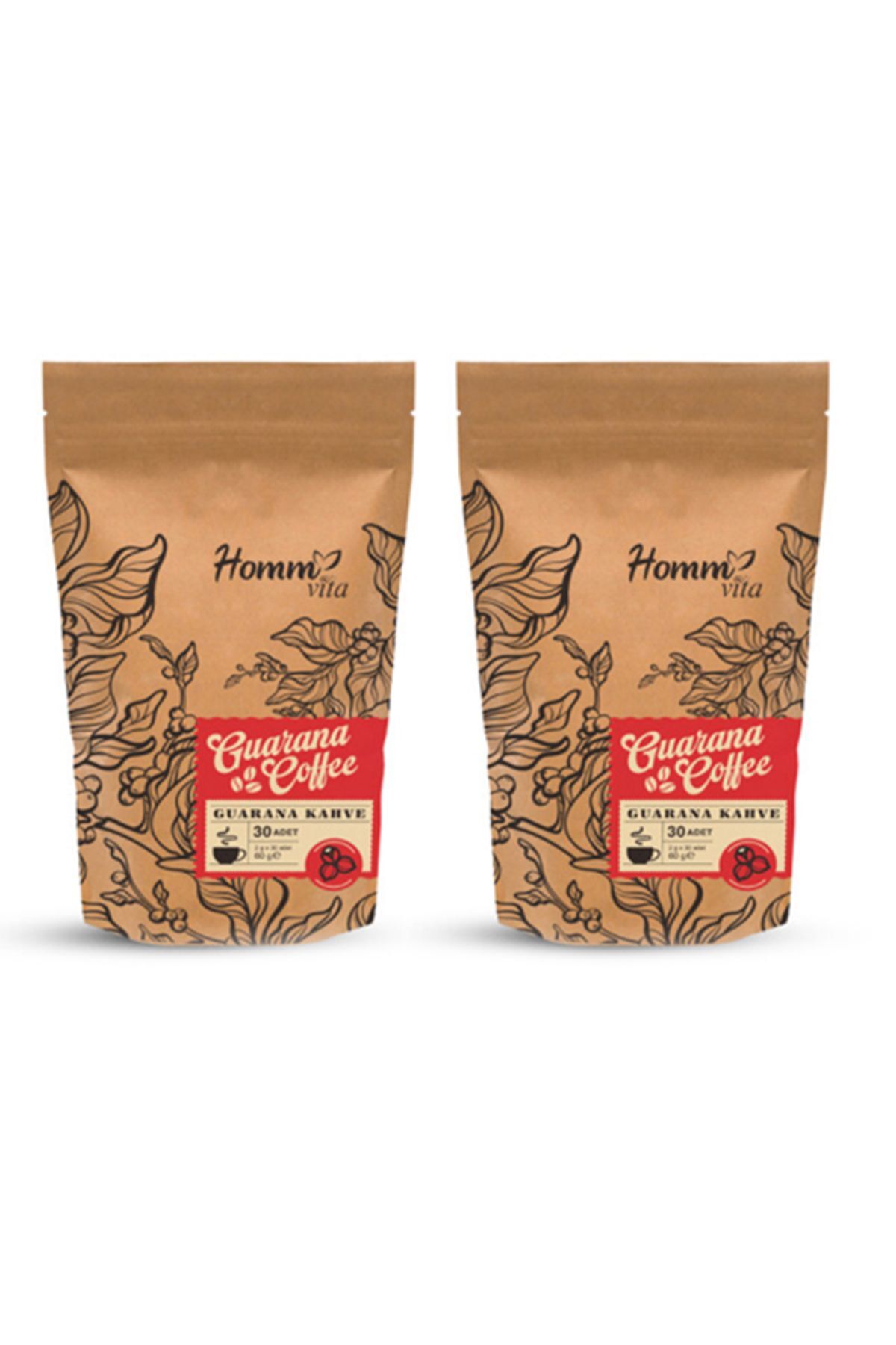 Homm Vita Guarana 2li Kahve 30 Adet 60gr