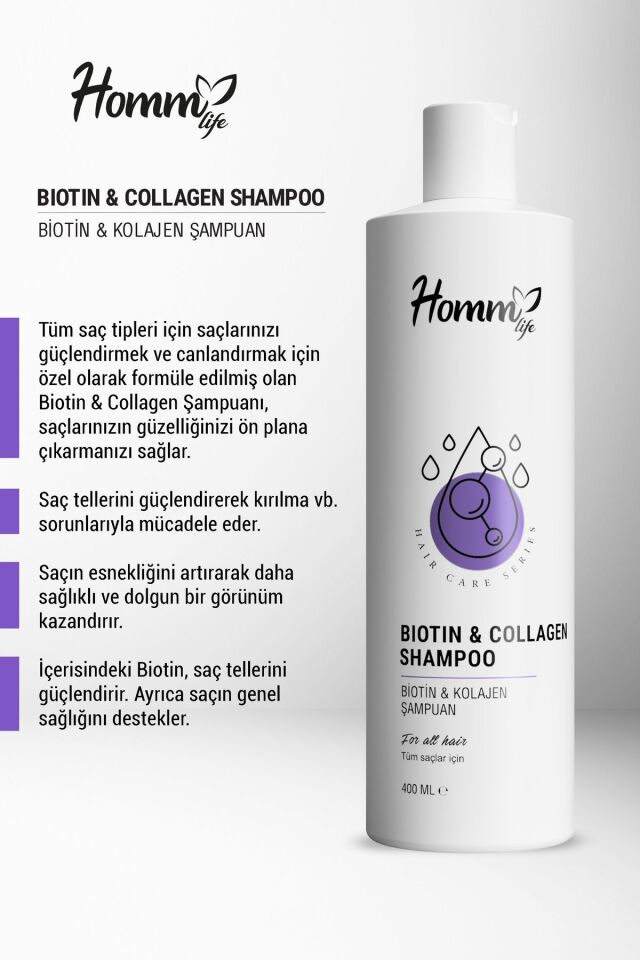 Biotin & Collagen Şampuan 400 ml