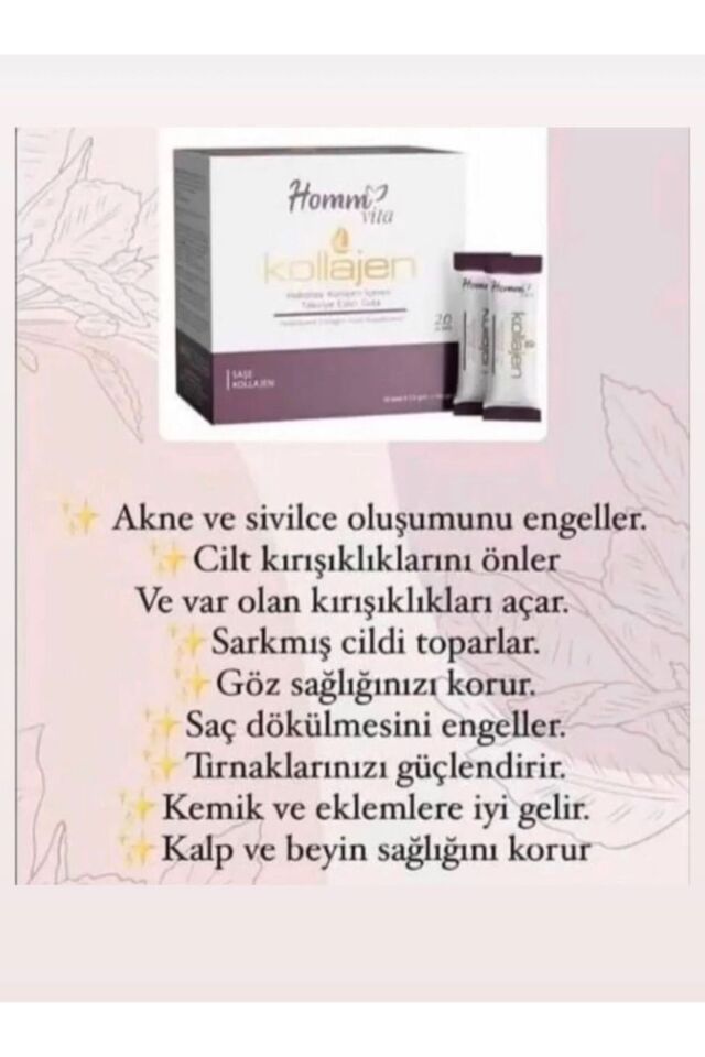 Homm Vita Kolajen İçecek 20 Adet X 7.5 Gr