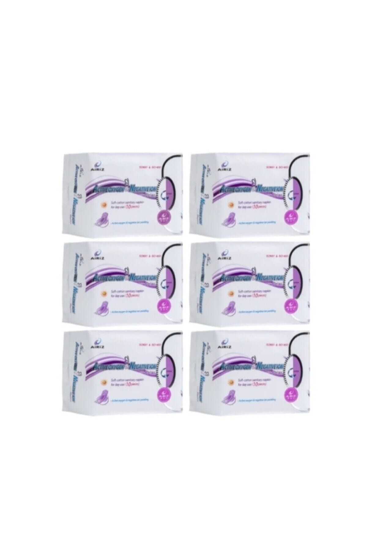 Hijyenik Kadın Pedi 10'lu Gündüz 6lı Set