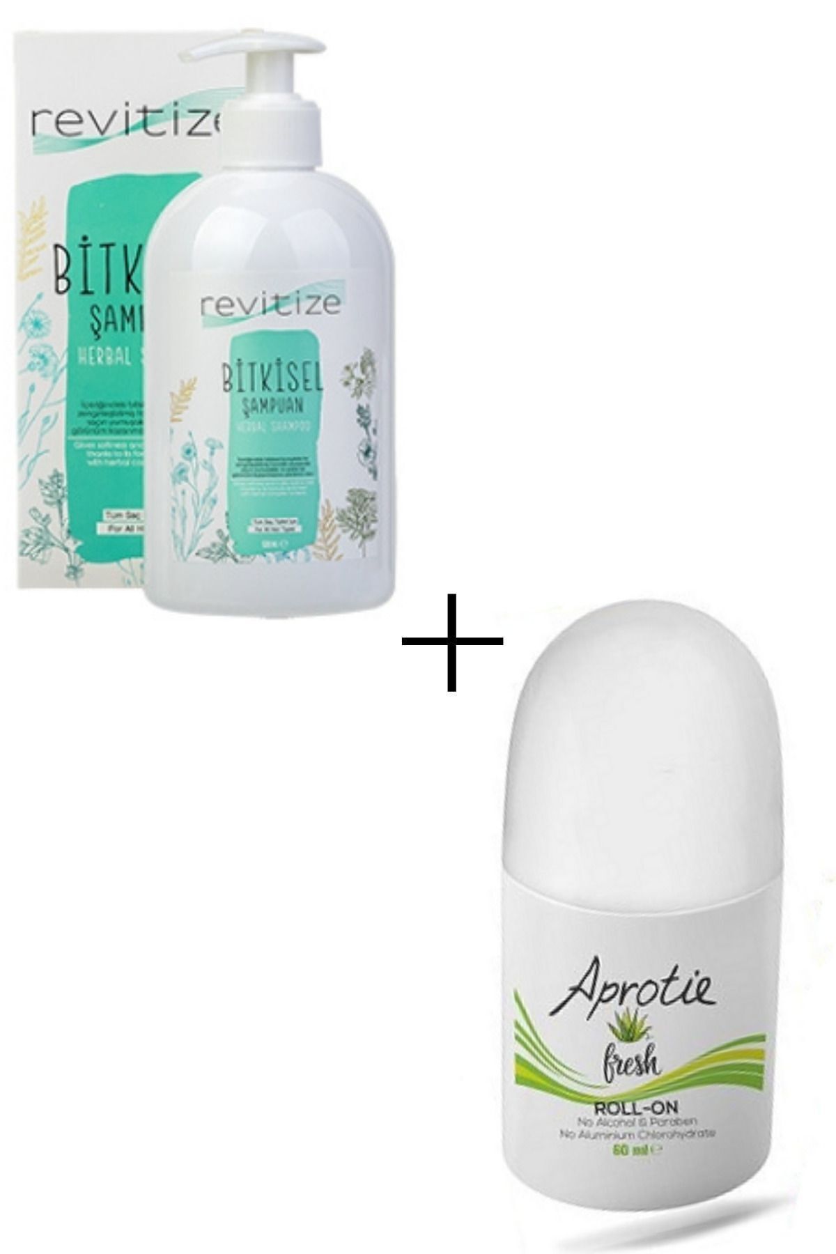 Revitize Bitkisel Şampuan 500 ml & Aprotie Fresh Roll-on 60 ml