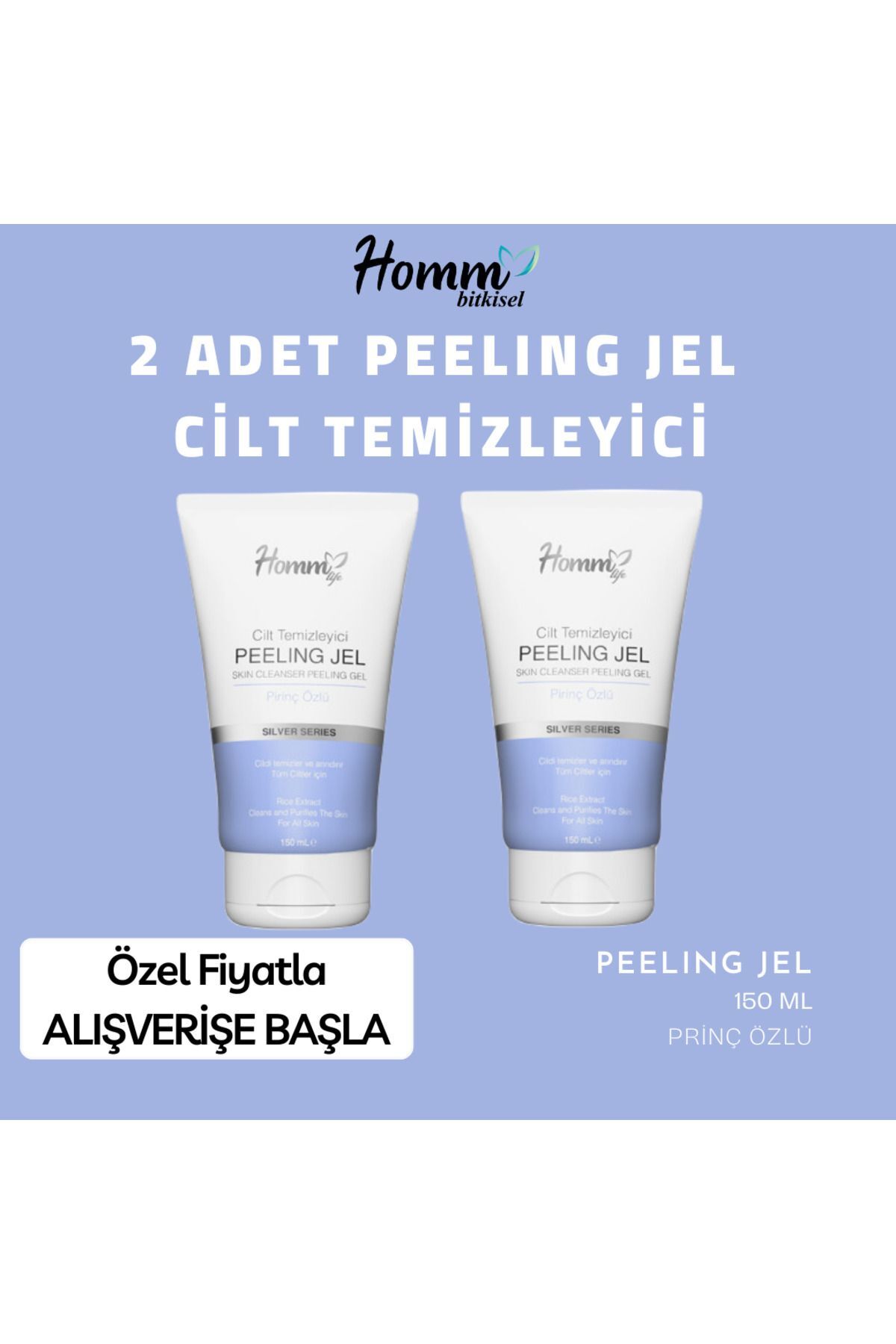 PEELING JEL PİRİNÇ ÖZLÜ 150 ML 2 ADET