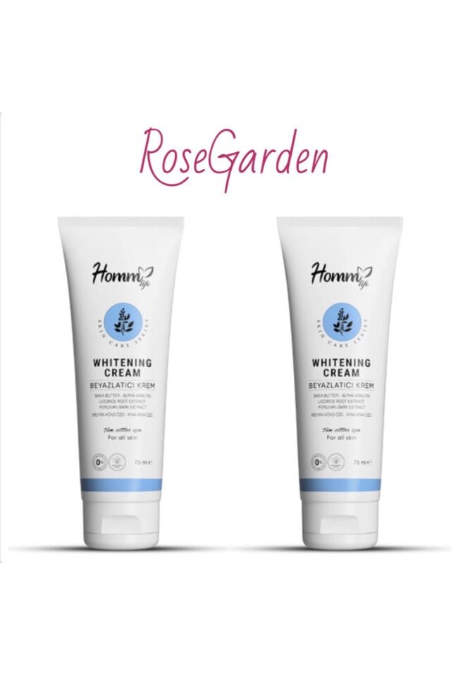 HOMM LIFE BEYAZLATICI KREM 75 ML 2’Lİ