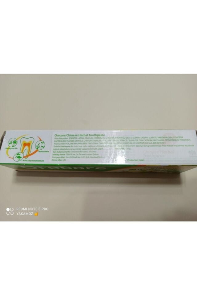 Tiens Orecare Bitkisel Diş Macun 135g