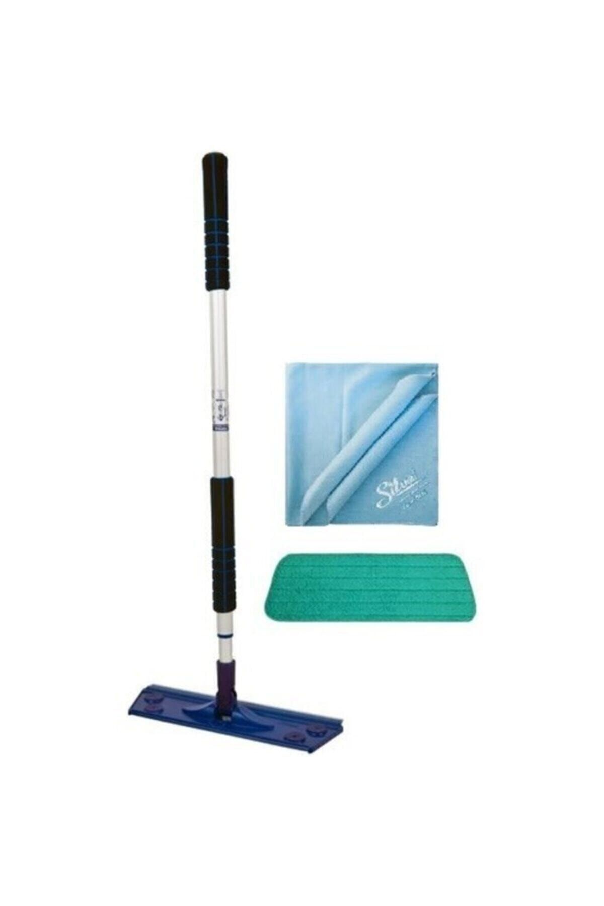 Silva Mikrofiber Cam Bezli Mikrofiber Tekli Islak Mop Set -ahenk&ticaret