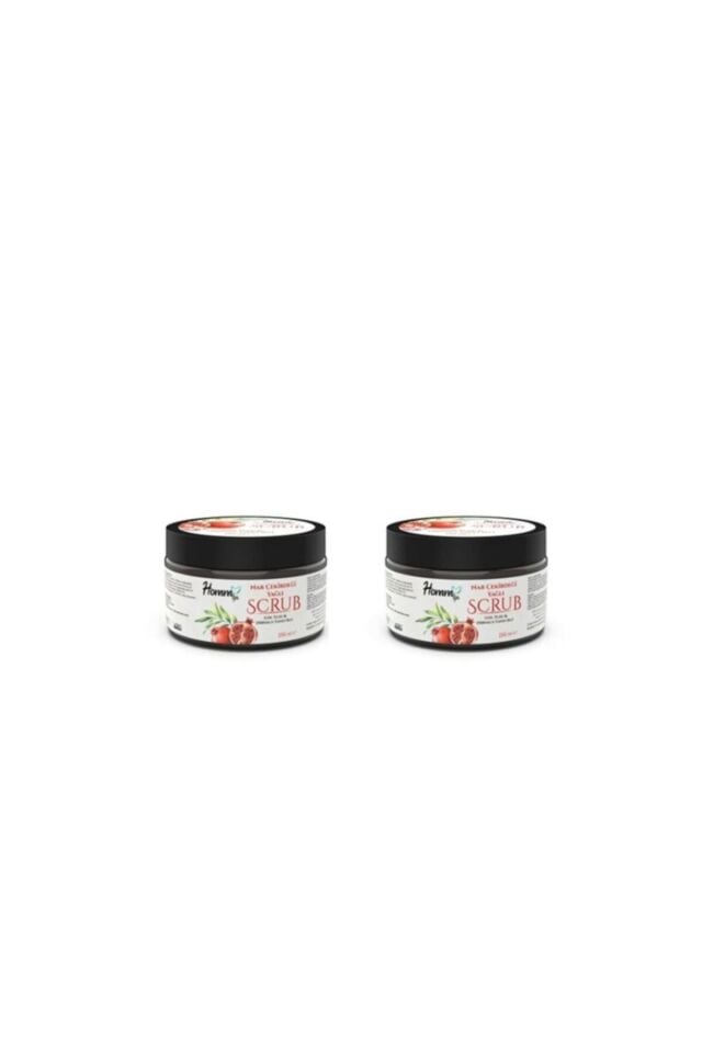 Homm Life Nar Çekirdeği Yağlı Scrub 250 ml 2' Li Göl Tuzu&hibiskus Tanecikli