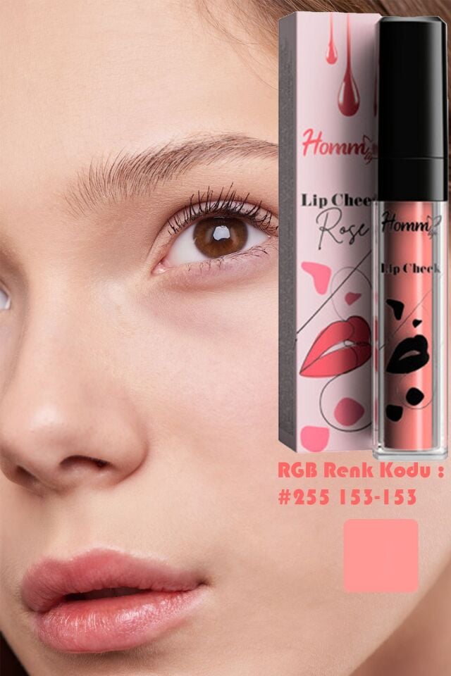 HOMM LIFE LIP & CHEEK ROSE 5 ML