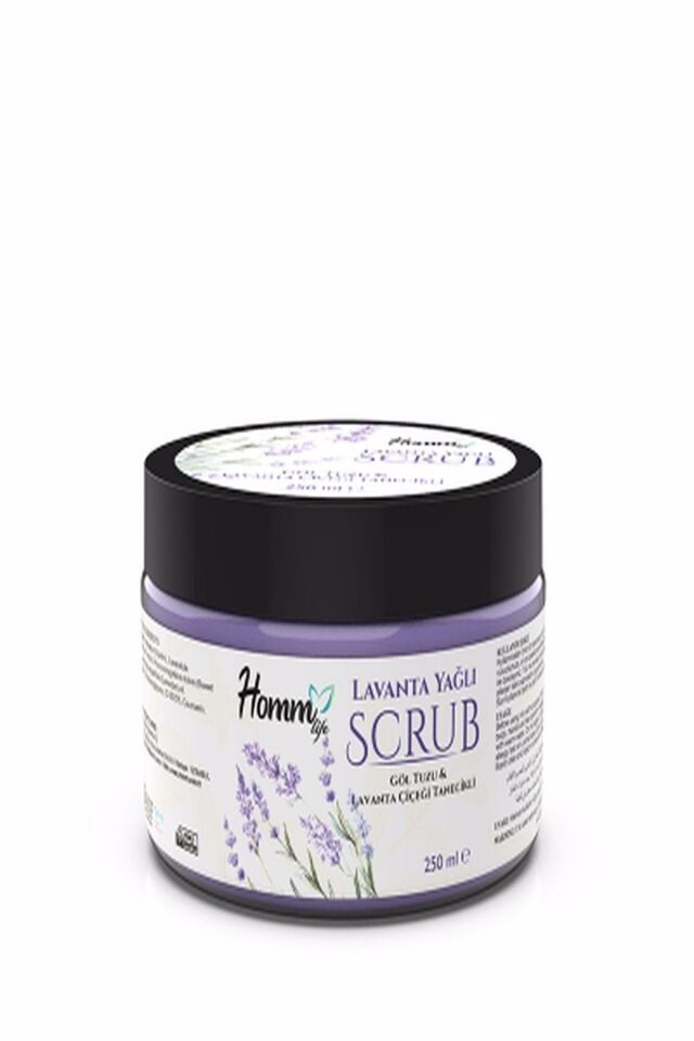 Ölü Cilt Hücrelerine Karşı El Ve Vücut Lavanta Yağlı Scrub Peeling 250 ml.