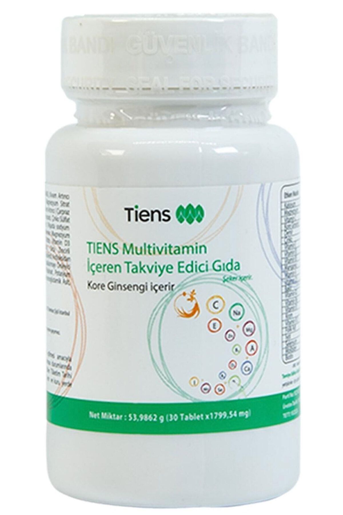 Multivitamin Içeren Takviye Edici Gıda 30 Tablet