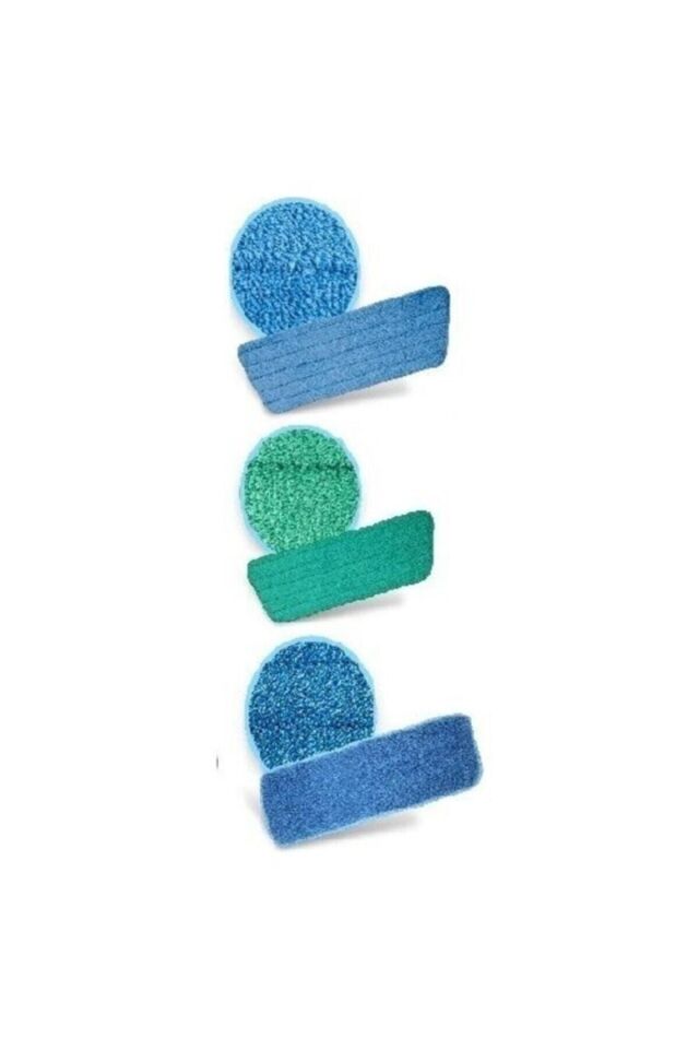 Silva Mikrofiber Mop 3 Lü Set + El Mopu