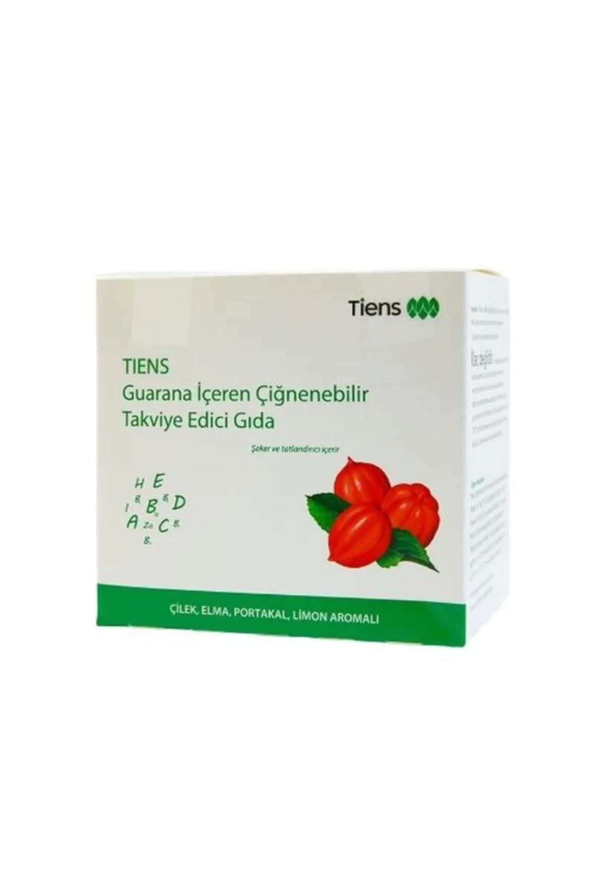 Guarana İçeren Çiğnenebilir Takviye Edici Gıda