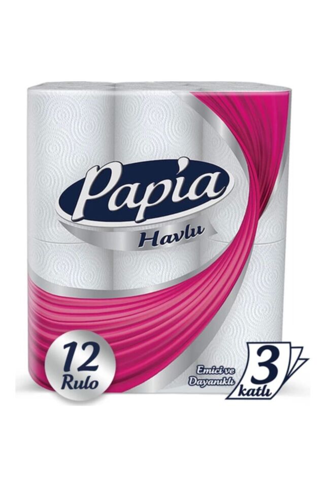 Papıa Kağıt Havlu 12'li