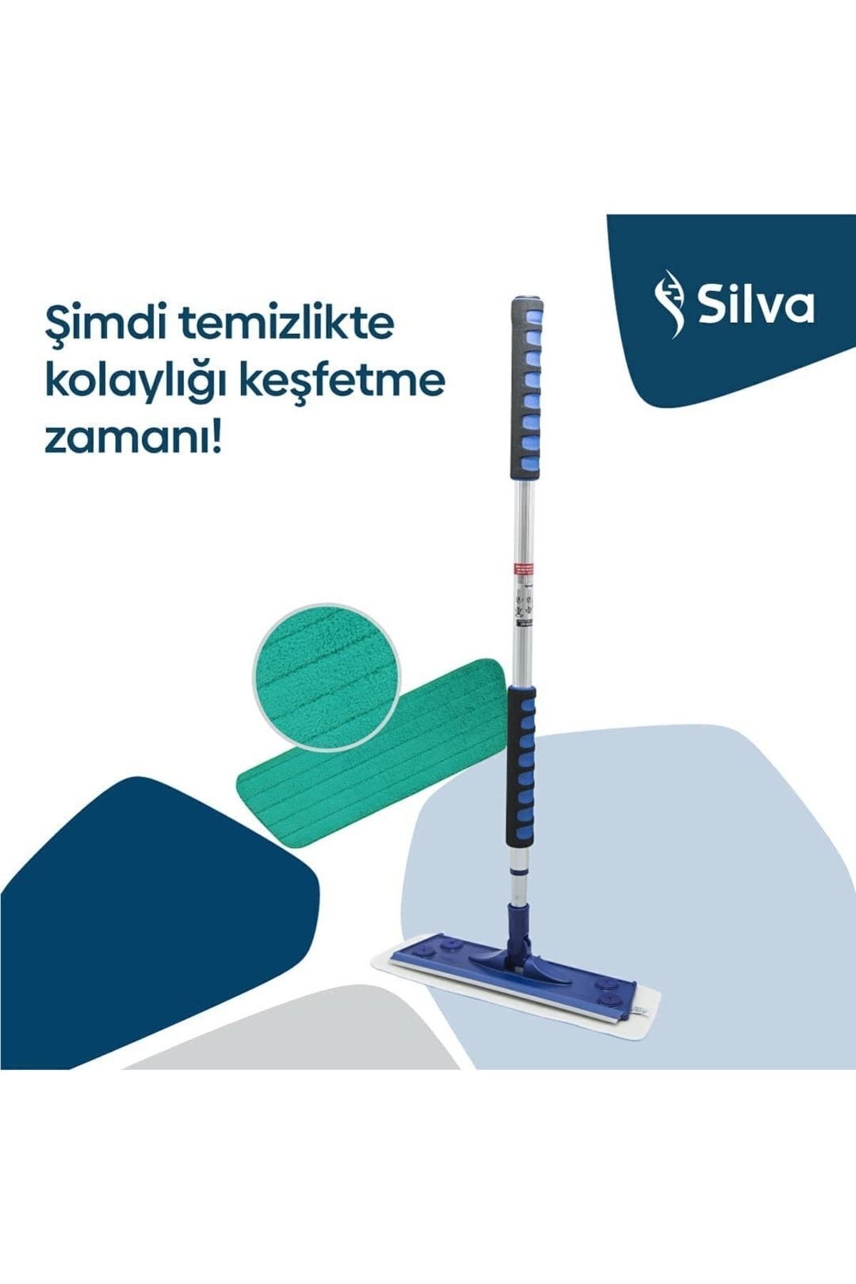 Silva Mikrofiber Islak Mop Seti
