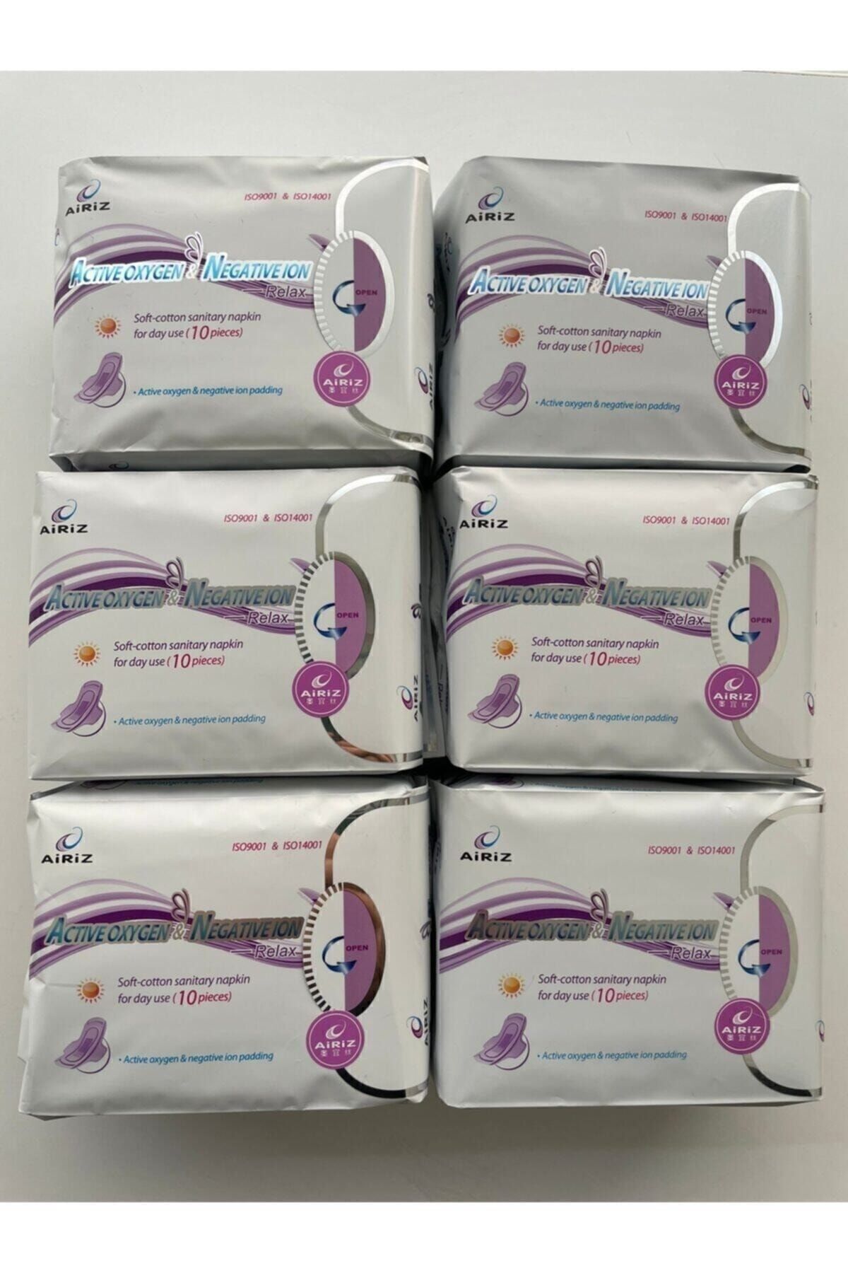 Airiz Hijyenik Kadın Ped Seti 6 Paket Gündüz