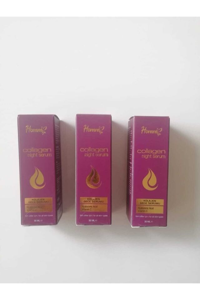 Kolajen Gece Serumu 30 ml 3'lü Set